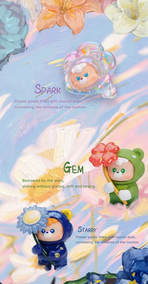 diudiu baby Flora Boom Series Blind Box Figures
