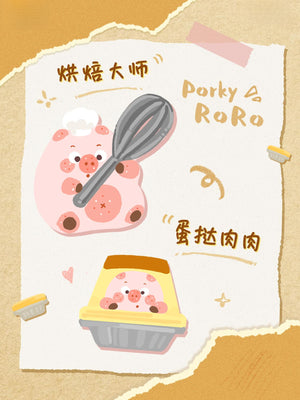 Porky RoRo Food Transformatior Series Blind Box Figures