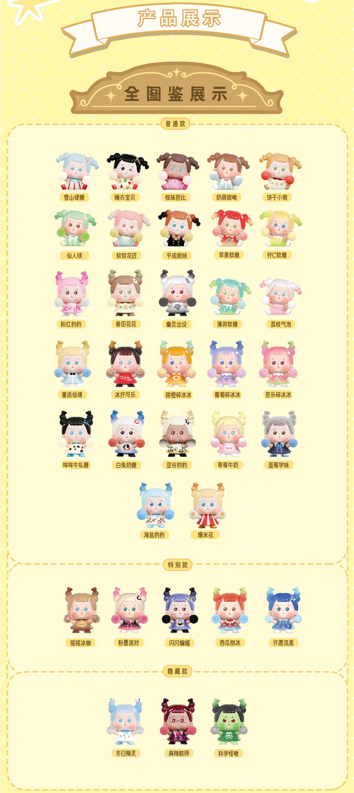 JOJOY Cheerleading BLIND BOX Series Figures