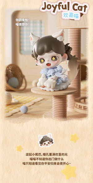 Zoraa Meow Cat Face mini BLIND BOX Series Figures