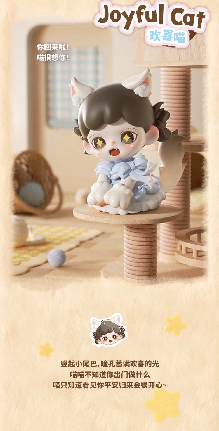 Zoraa Meow Cat Face mini BLIND BOX Series Figures