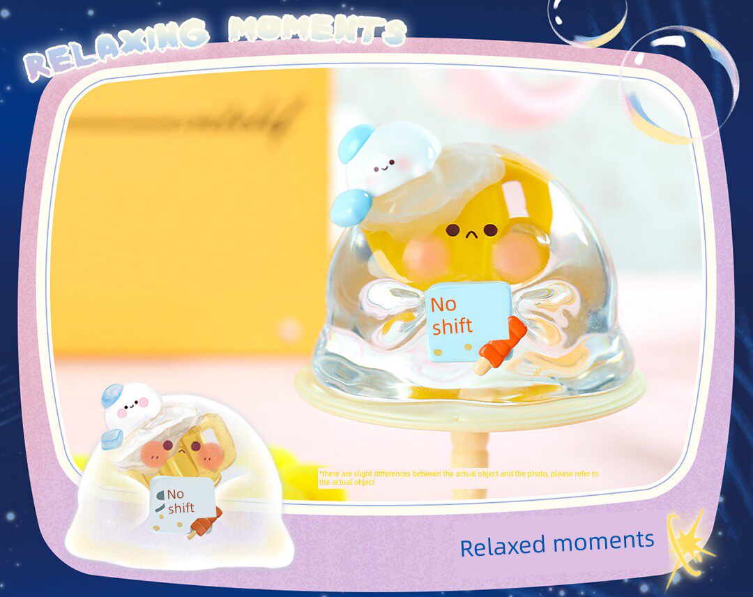 Water wave egg Wish colorful Series Blind Box Figures