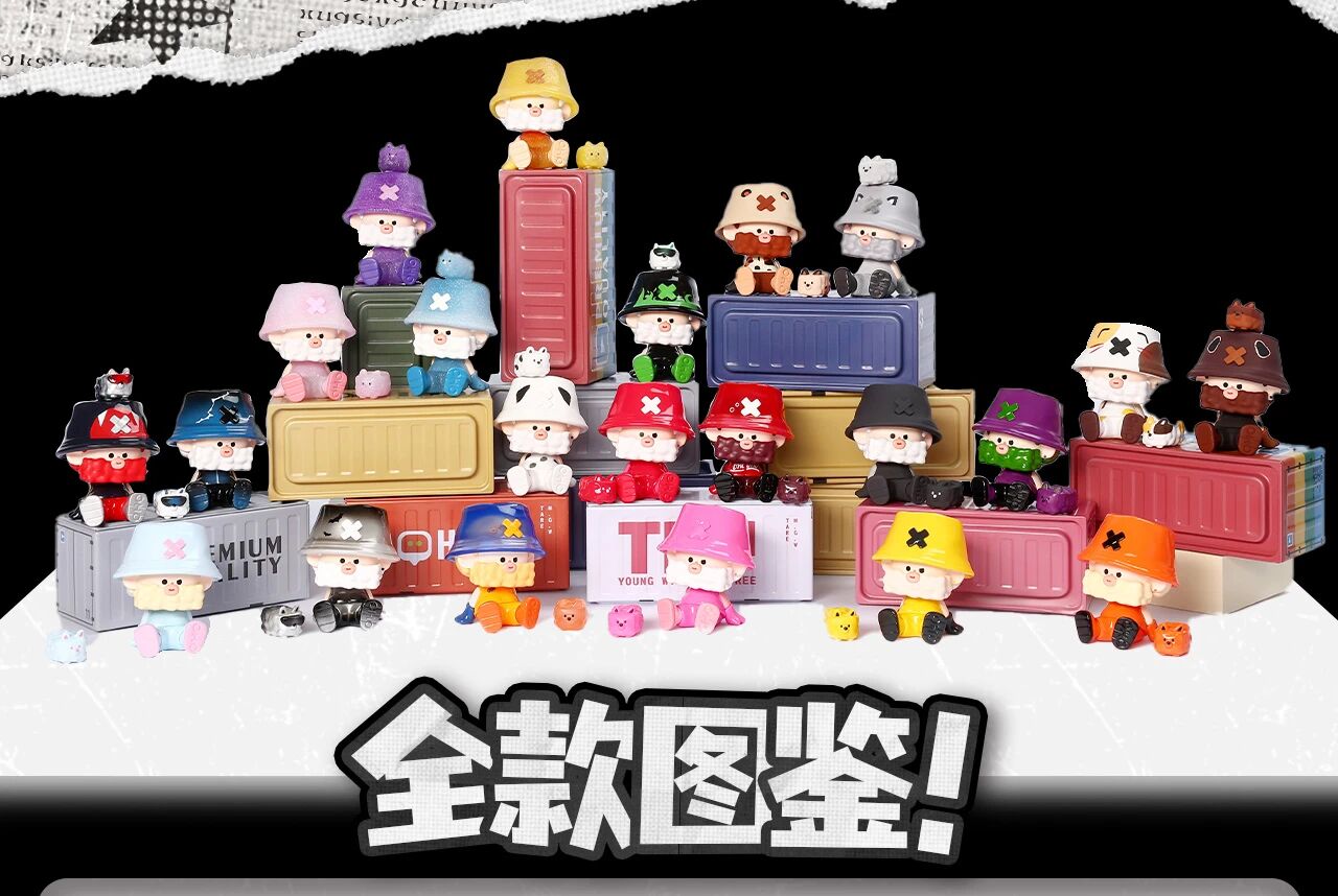 OHO-Colorful Series BLIND BOX Series Figures