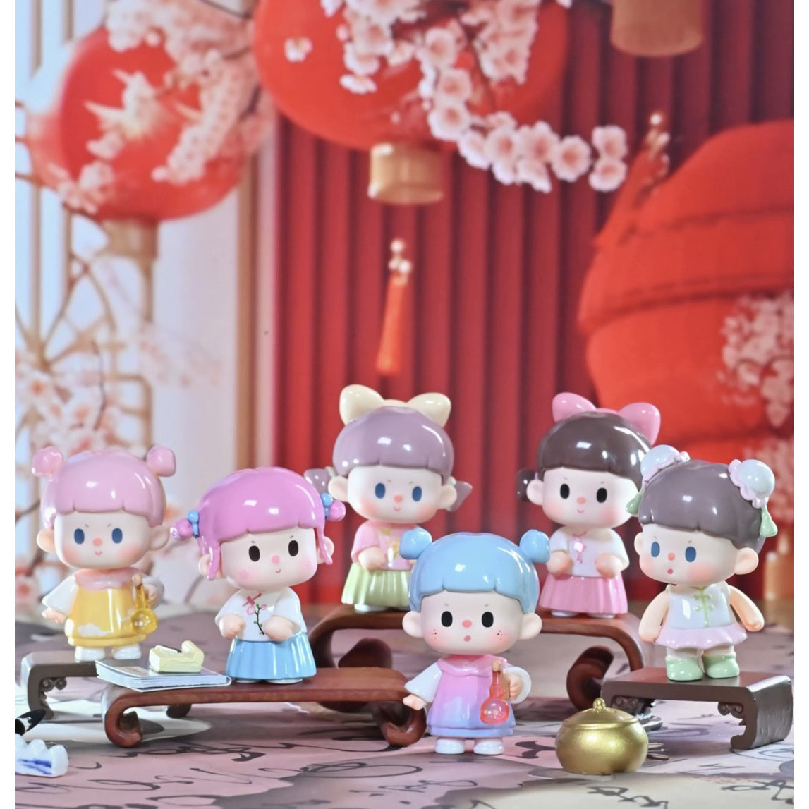 Buer Small Country Style Beans BLIND BOX Series Figures