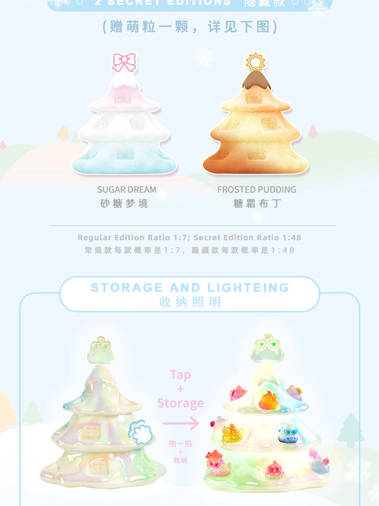Emmmkun Tree House Touch Light Storage BLIND BOX Series Figures