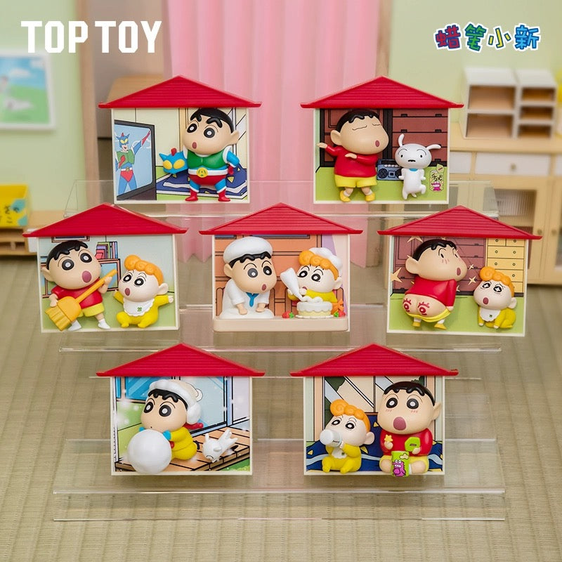 CRAYON SHINCHAN Nohara Family BLIND BOX Series Figures