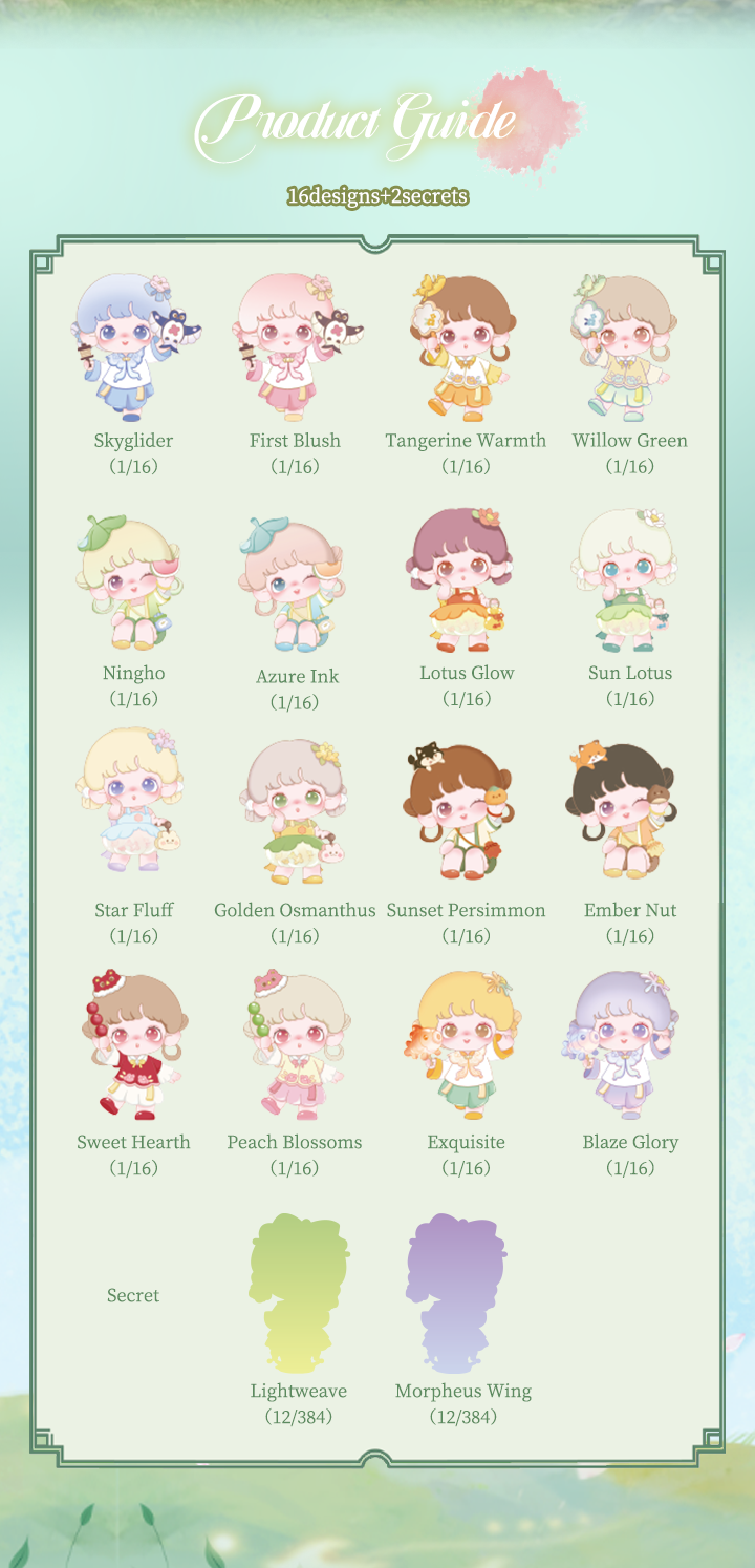 Yooie Seasons Fireworks Series Blind Box Figures