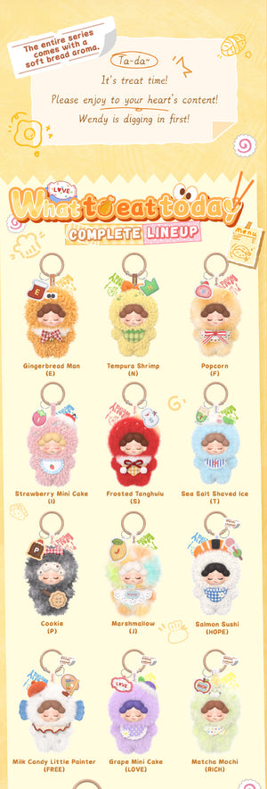 Wendy-what to eat today Series Plush Blind Box
