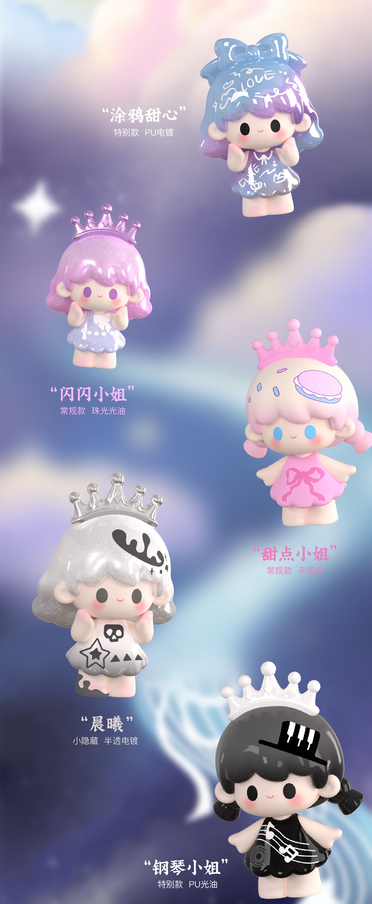 UU TIME TRAVEL BLIND BOX Series Figures