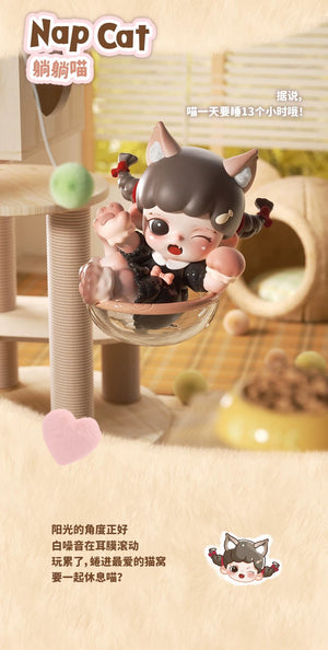 Zoraa Meow Cat Face mini BLIND BOX Series Figures