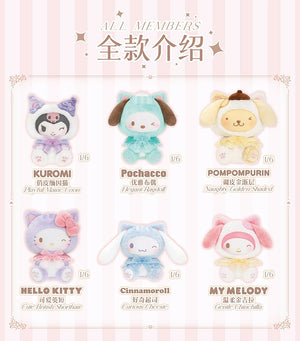 characters Play with Kittens Series Plush Pendant BLIND BOX Series Figures
