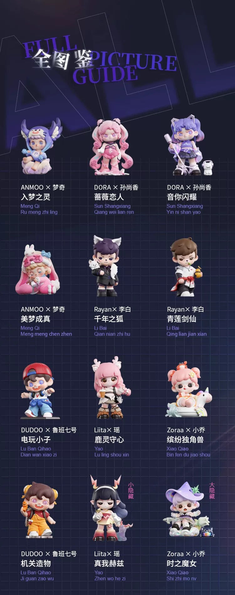 HONOR OF KINGS [Canyon Fan-tasy] BLIND BOX Series Figures