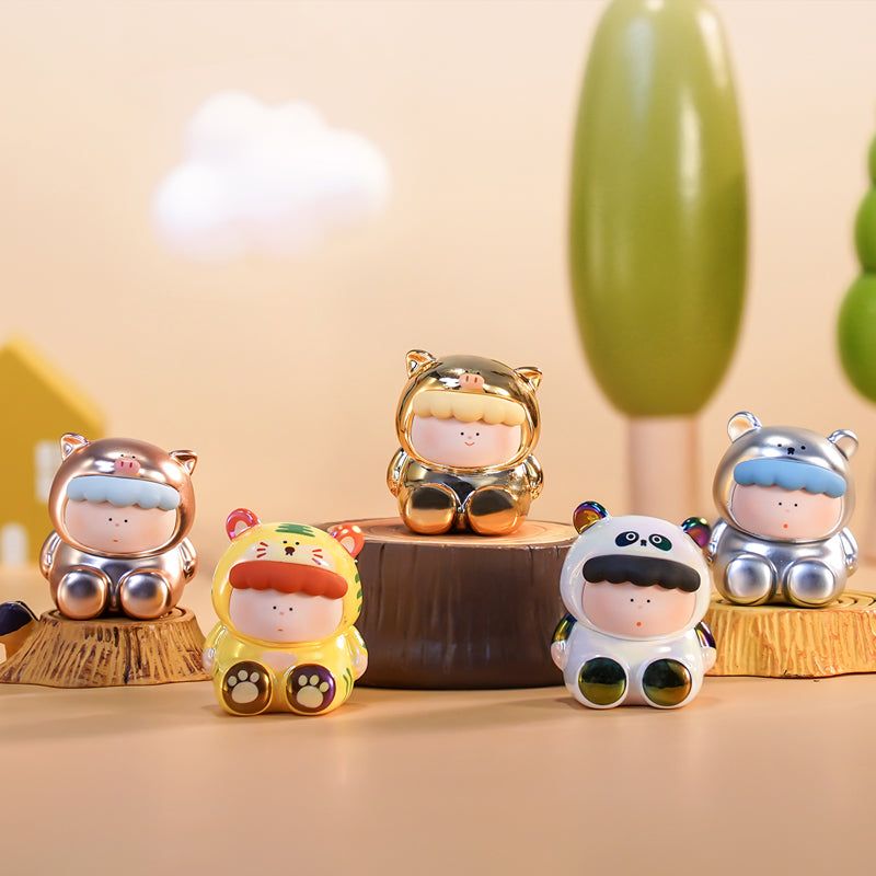 I'm a Little Curious Cute Animal Baby BLIND BOX Series Figures
