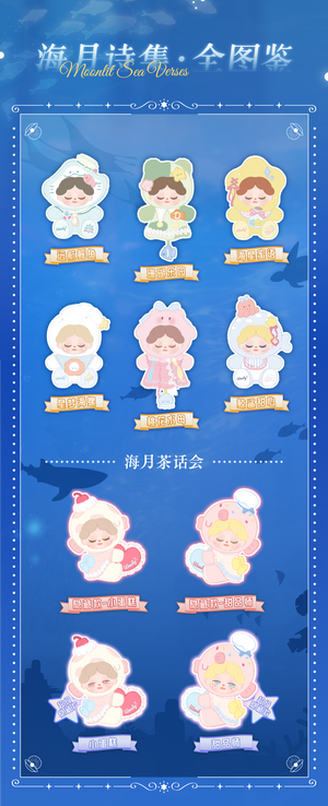 Wendy-Moonlit Sea Verses series-400% Plush BLIND BOX Series Figures