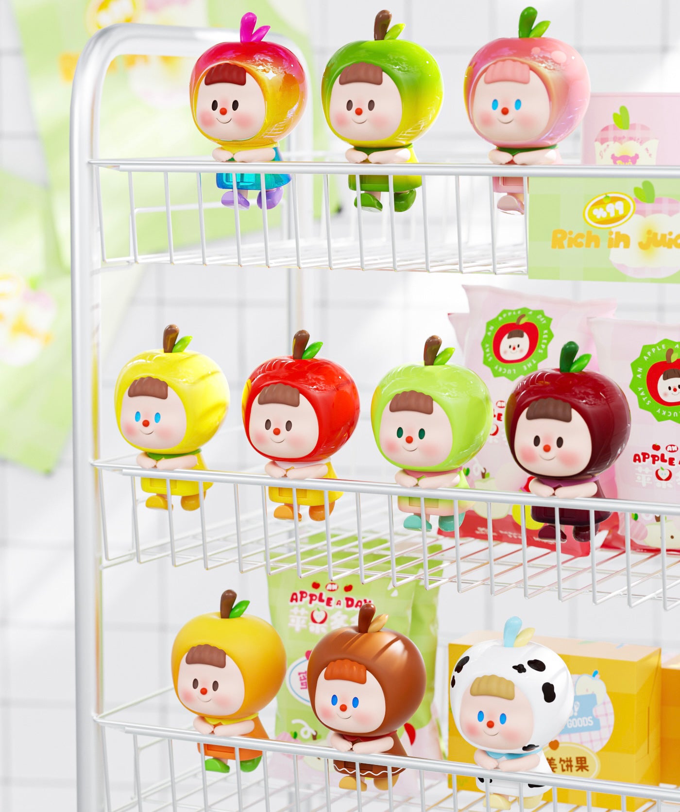 DUODUOMEl-An Apple a Day mini BLIND BOX Series Figures