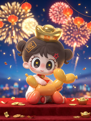 Baby Mila-Rainbow Puppy Party Series Blind Box Figures