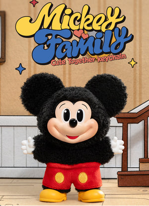 Mickey Family Cute Together Keychain Series Blind Box Figures