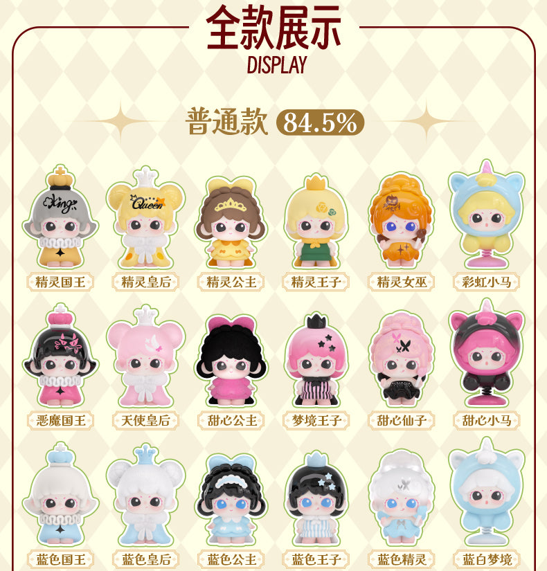 LANCY LULU black fairy tales Series Blind Box Figures