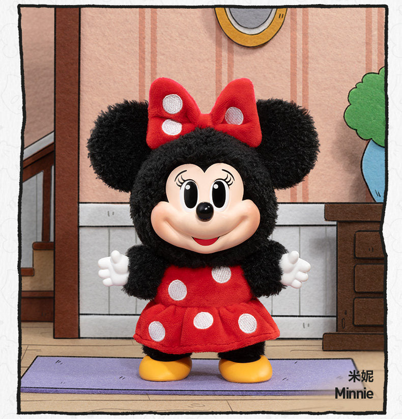 Mickey Family Cute Together Keychain Series Blind Box Figures
