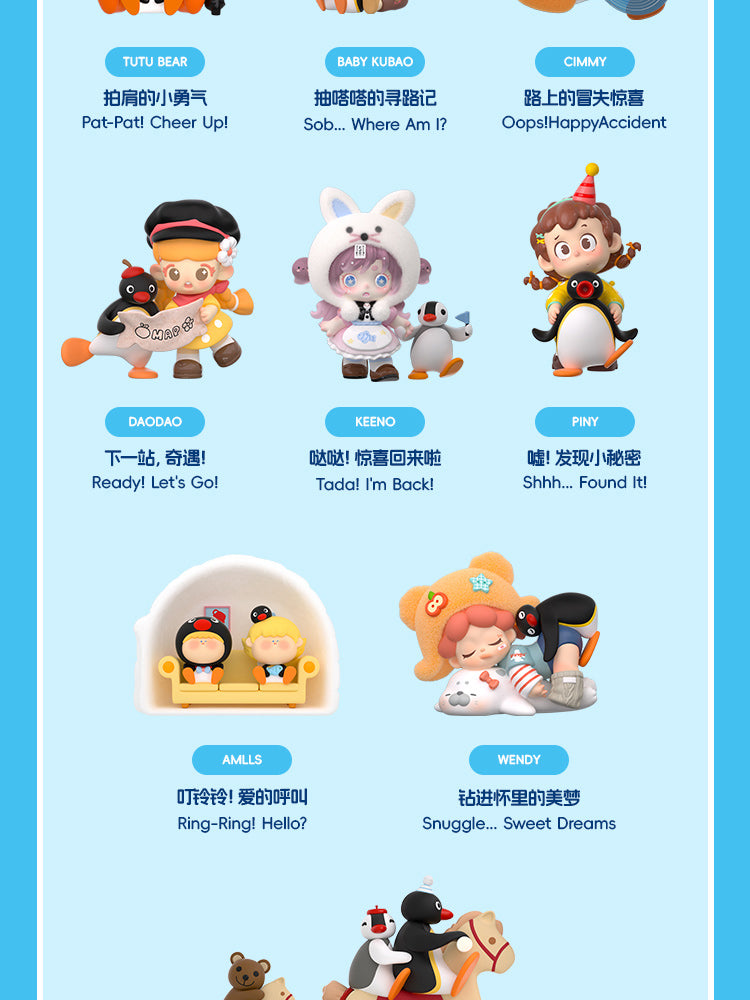 Pingu 45th Anniversary·Adventure with Pingu Series Blind Box Figures