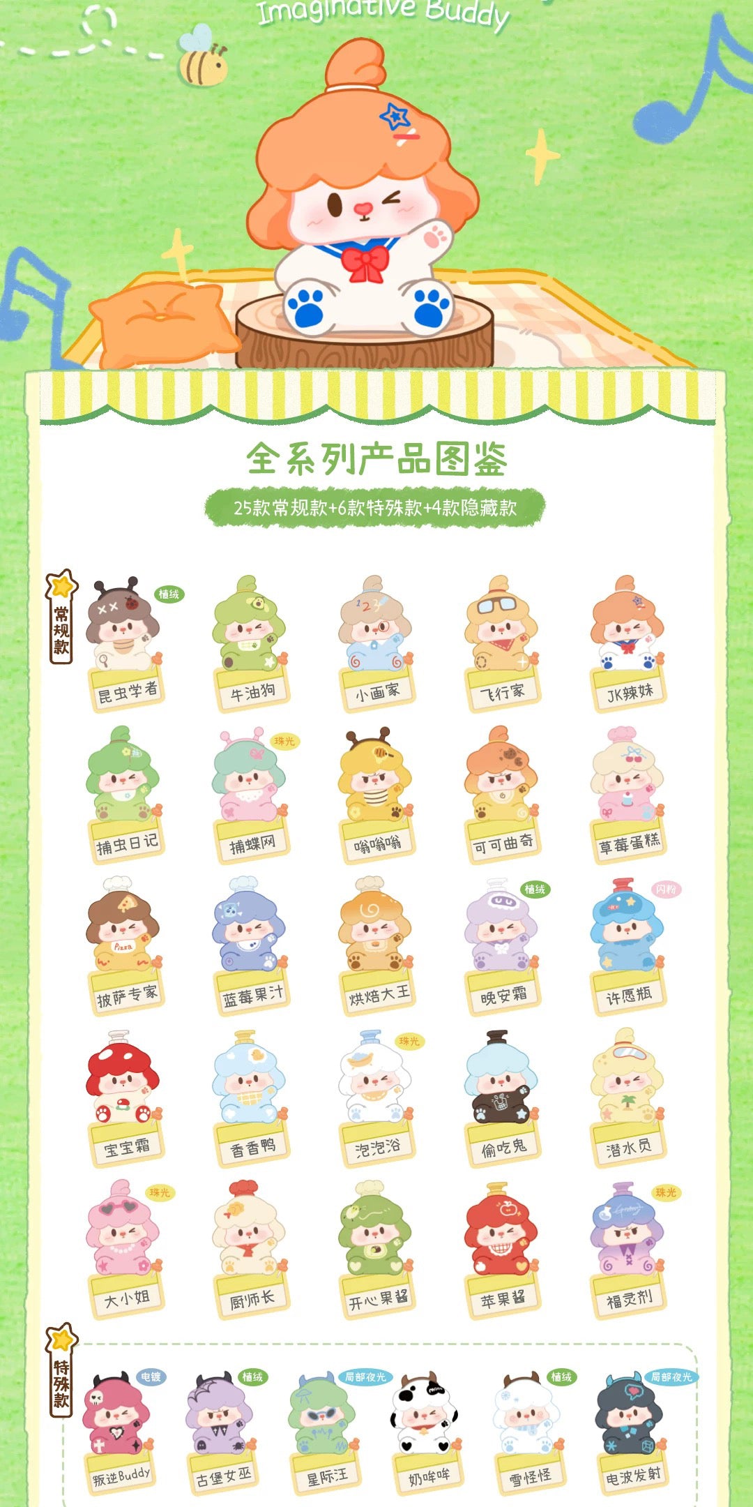 Imaginative Buddy BLIND BOX Series Figures