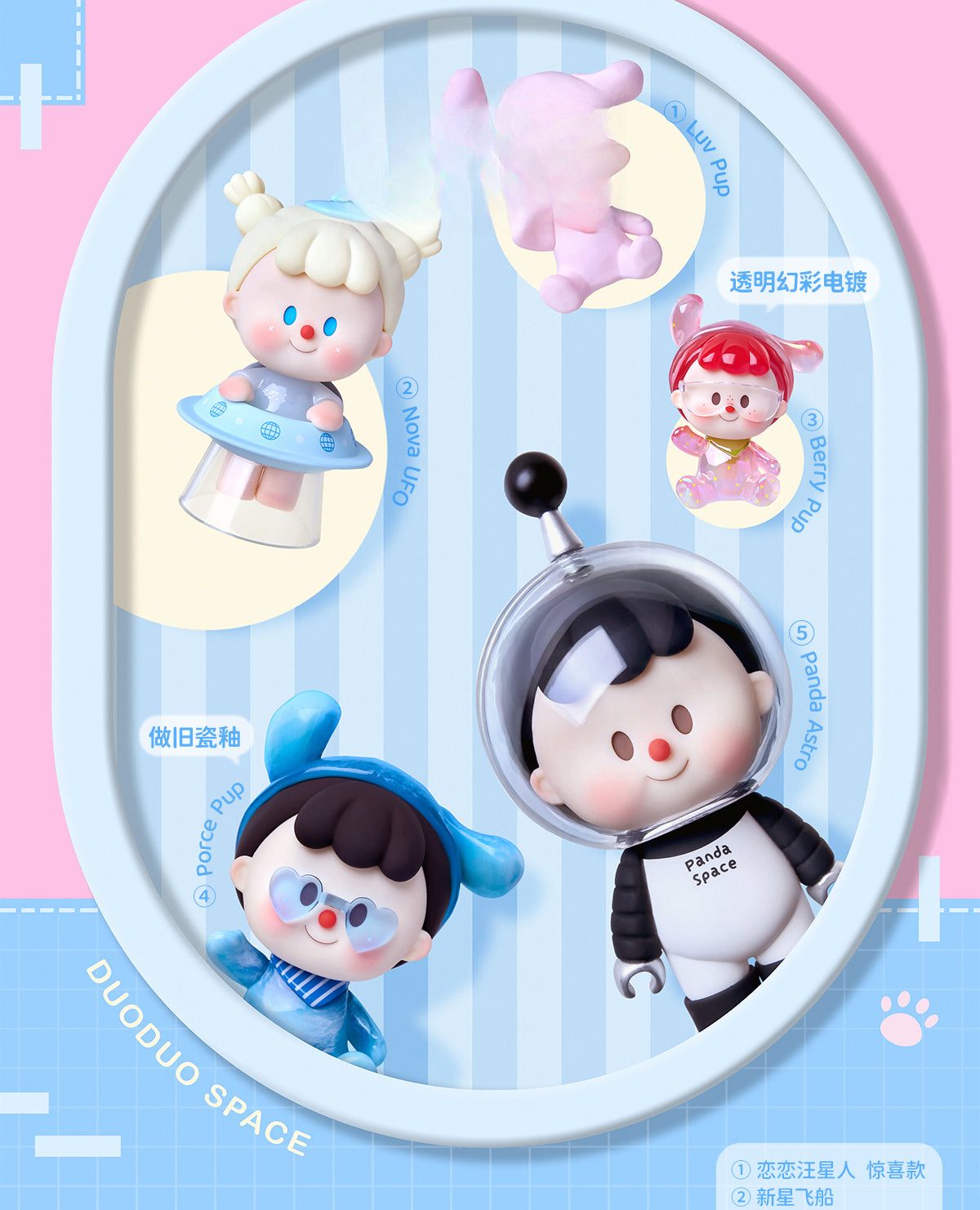 DuoDuoMel-DUODUO SPACE Series Blind Box Figures