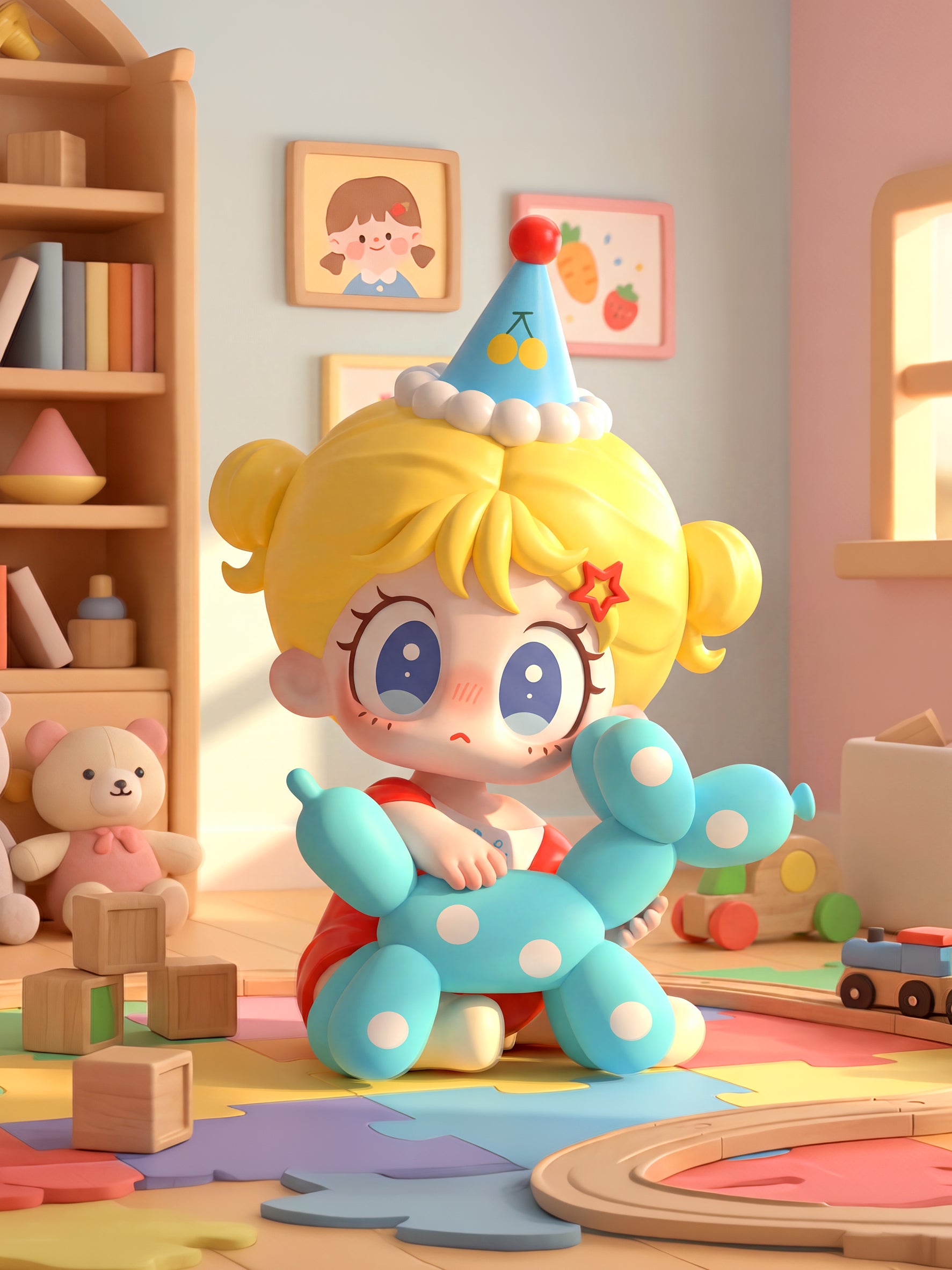 Baby Mila-Rainbow Puppy Party Series Blind Box Figures