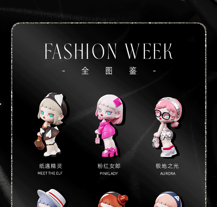 ANITA Fashion week Blind Box Series Figures