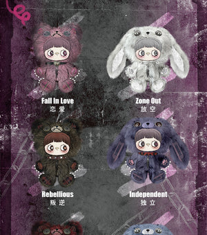 MayMei-Rebel Doll Backpack Series Plush Doll BLIND BOX Series Figures