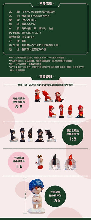 HuiWei-INFJ-Artist BLIND BOX Series Figures