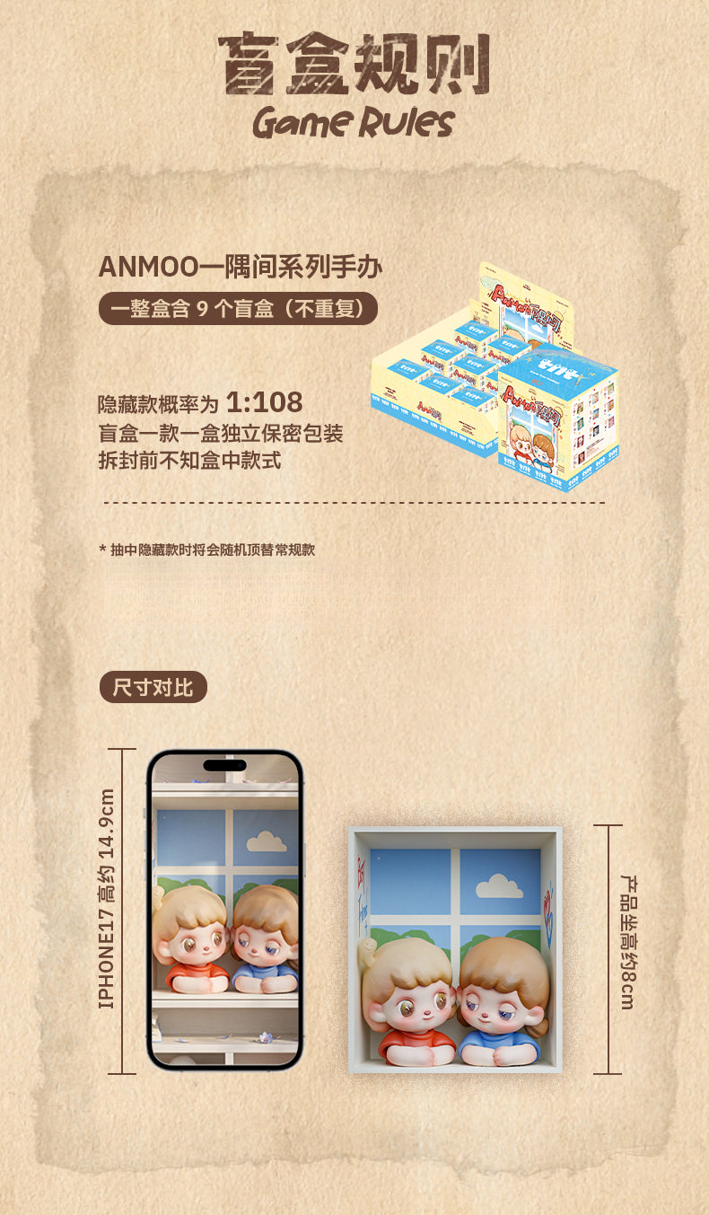 ANMOO A Hidden Corner Series Blind Box Figures