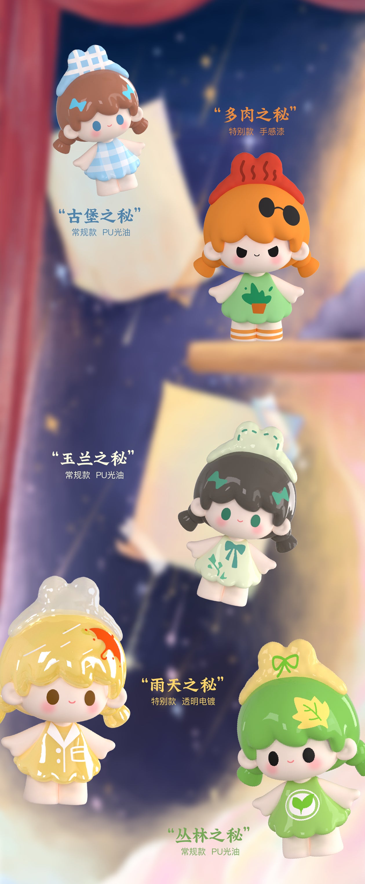 UU TIME TRAVEL BLIND BOX Series Figures