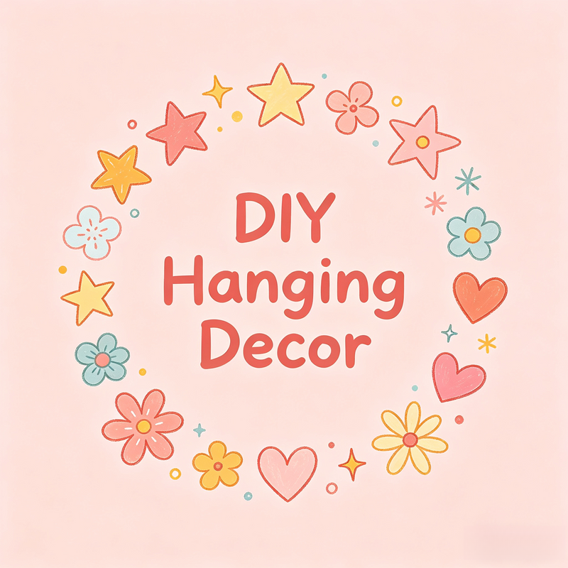 DIY Charm Keychain & Car Hanging Ornament - Handmade Beaded Chain