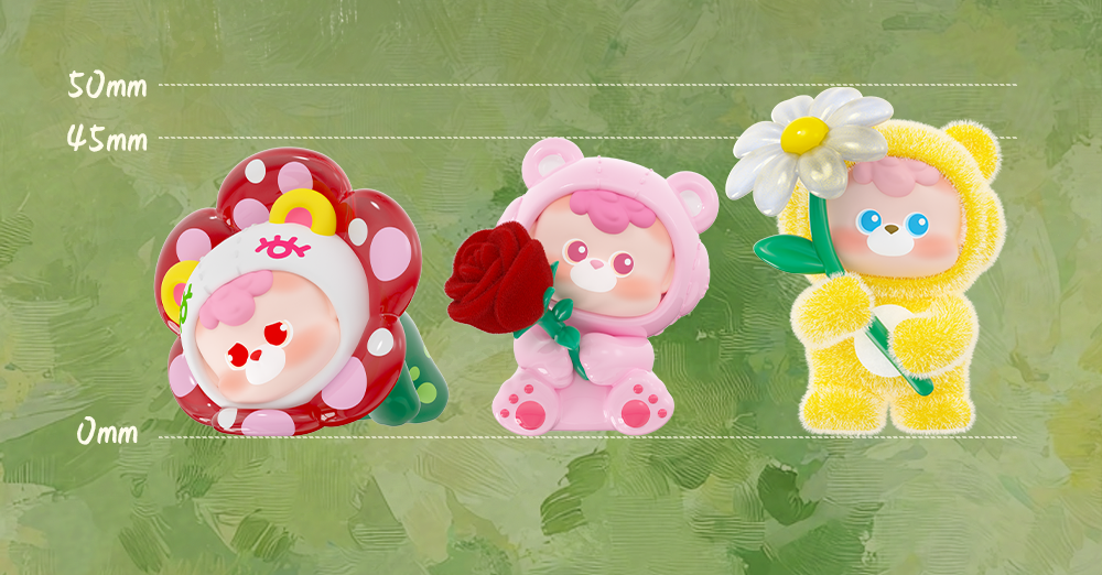 diudiu baby Flora Boom Series Blind Box Figures
