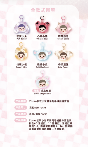 Zoraa's Fluffy Little World BLIND BOX Series Figures
