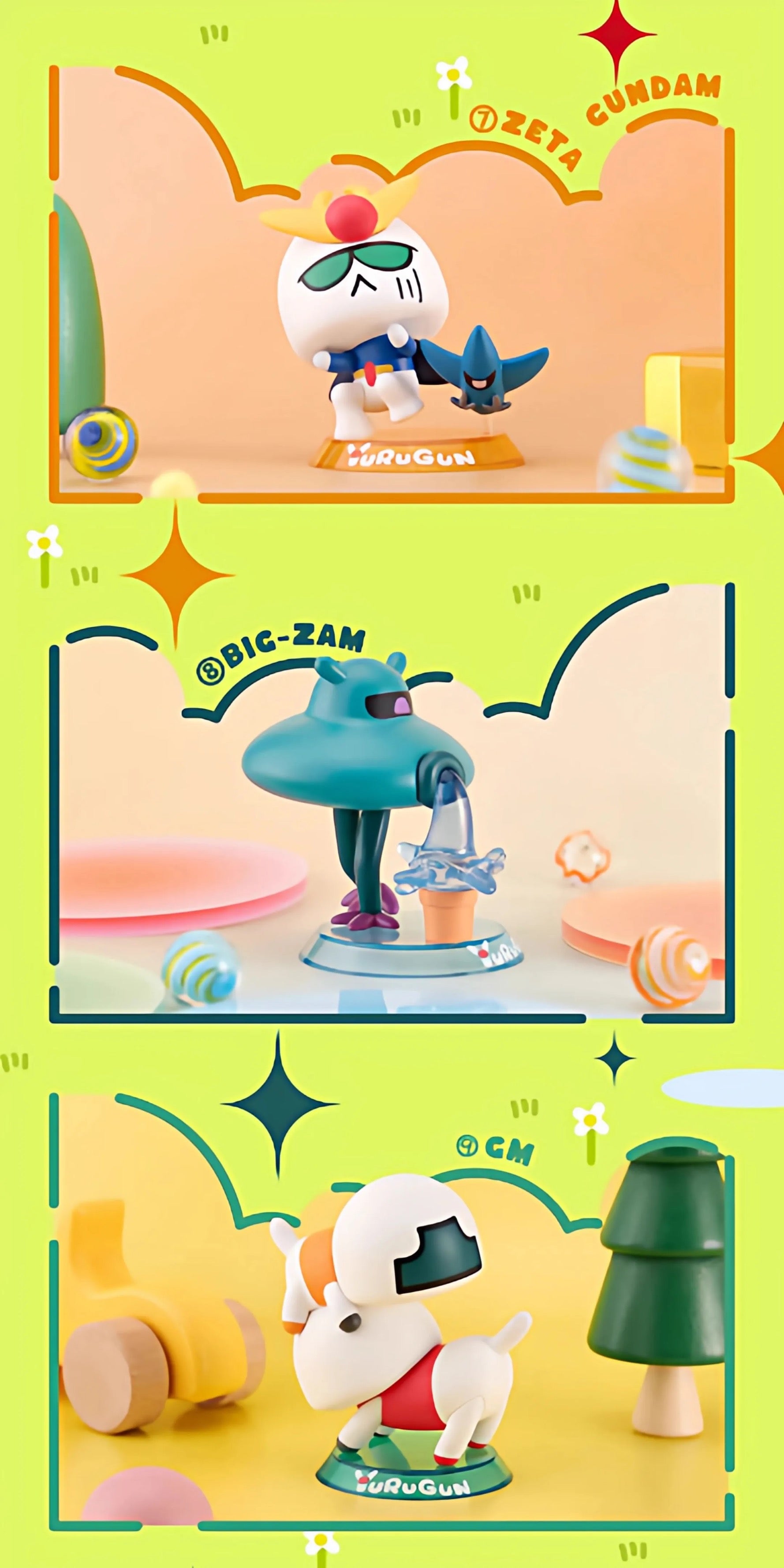YURUGUN BLIND BOX Series Figures