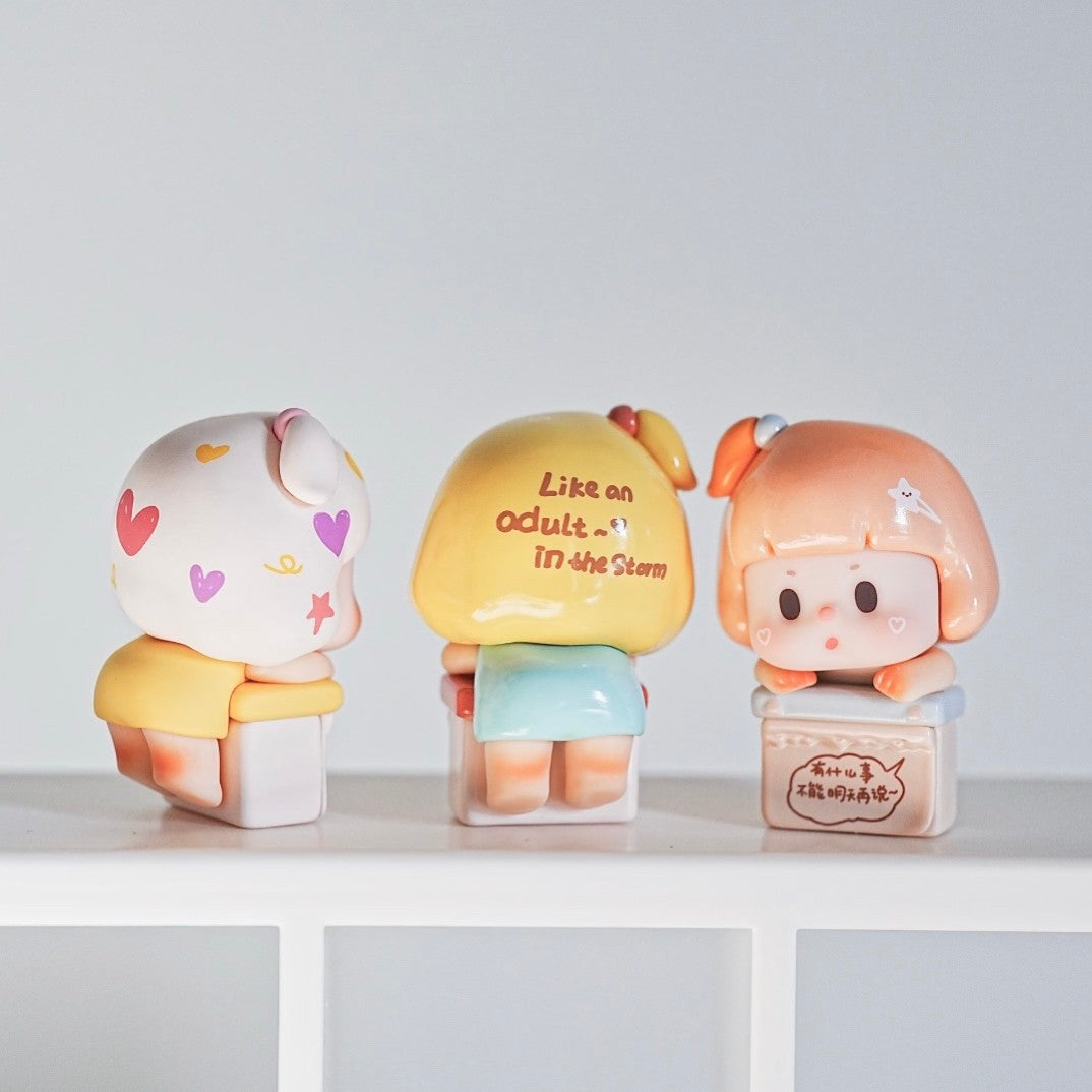 Buer Furui Hour Limited Edition Cute Particle BLIND BOX Series Figures
