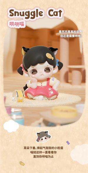 Zoraa Meow Cat Face mini BLIND BOX Series Figures