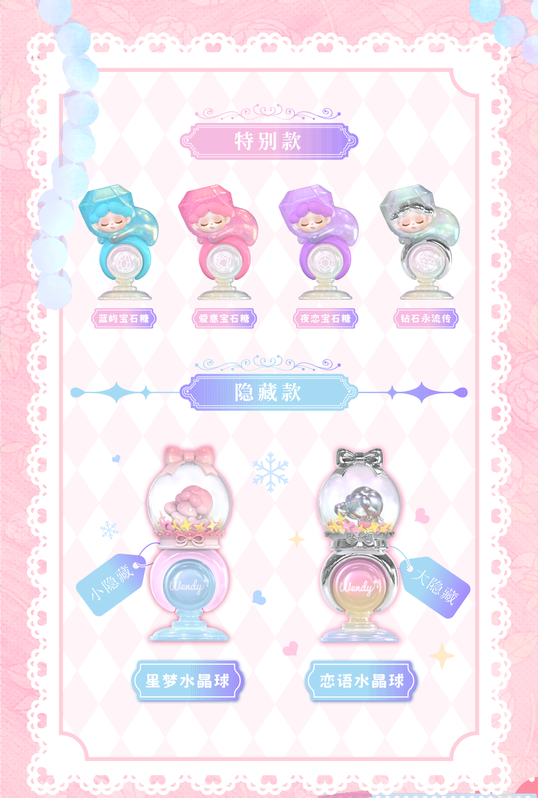 Wendy-Dream whisper feries ring Series Beans Blind Bag