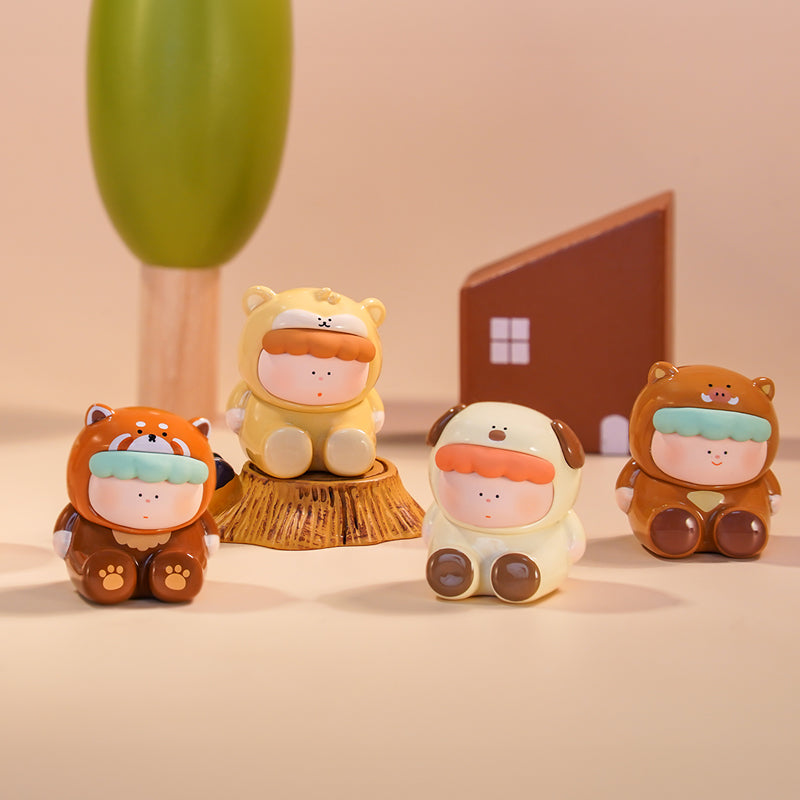 I'm a Little Curious Cute Animal Baby BLIND BOX Series Figures