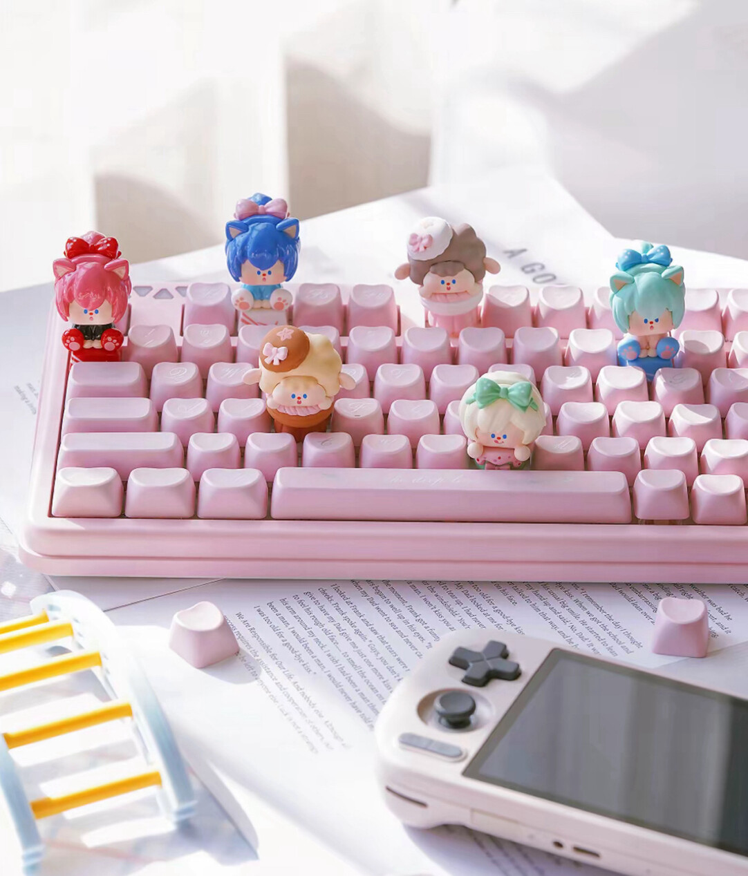 DiMieMIE Rainbow Macaron series keycap blind bag