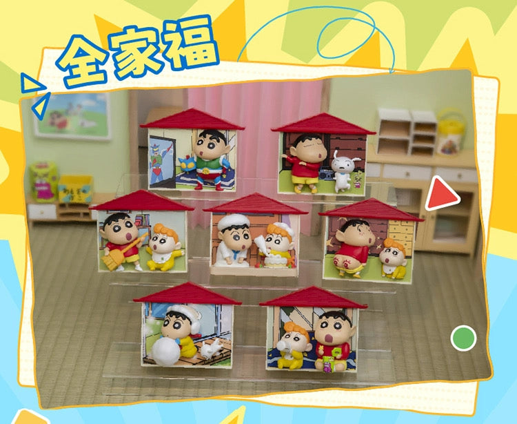 CRAYON SHINCHAN Nohara Family BLIND BOX Series Figures