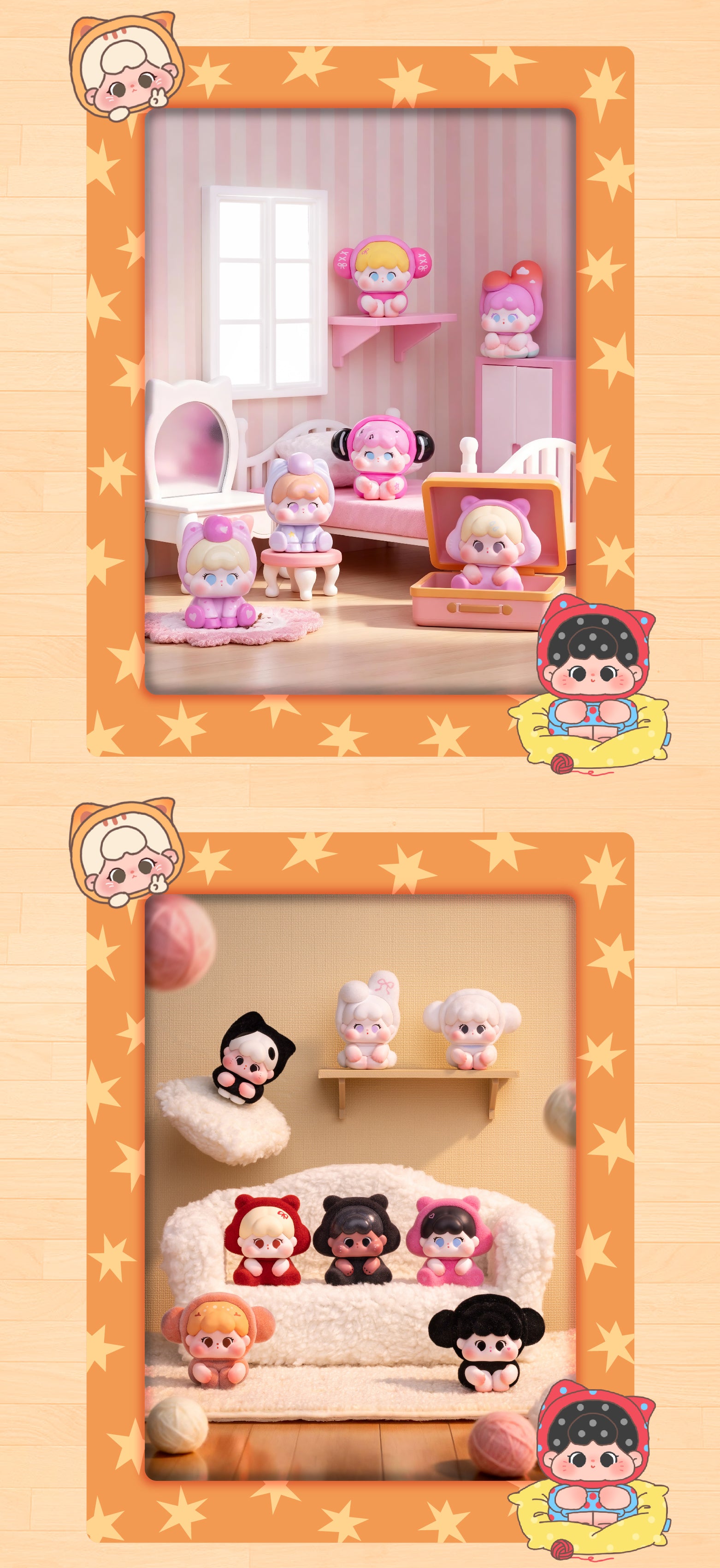 QOQO My Fur Baby Series Blind Box Figures