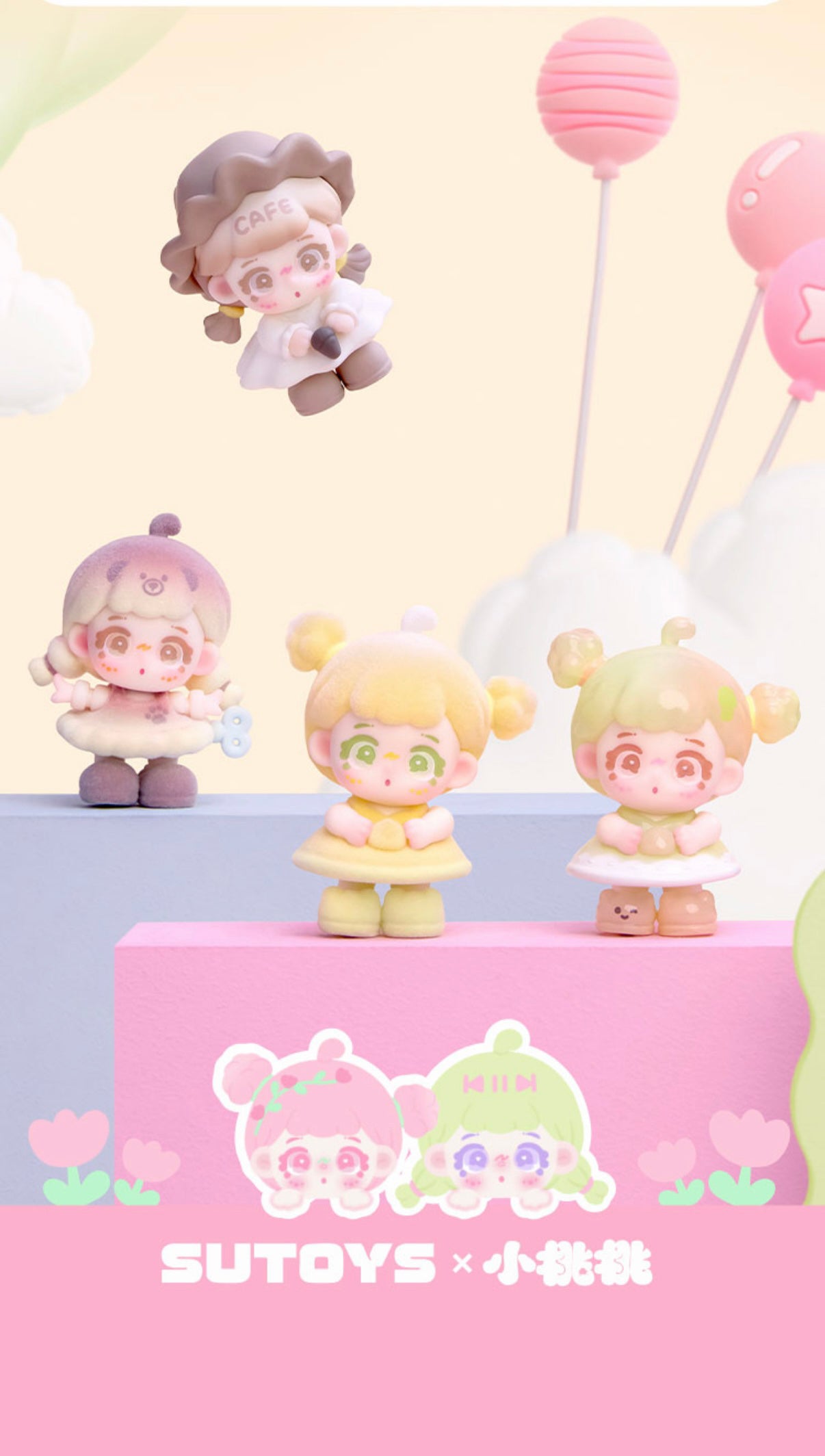 P-Peach.Cute Funland BLIND BOX Series Figures