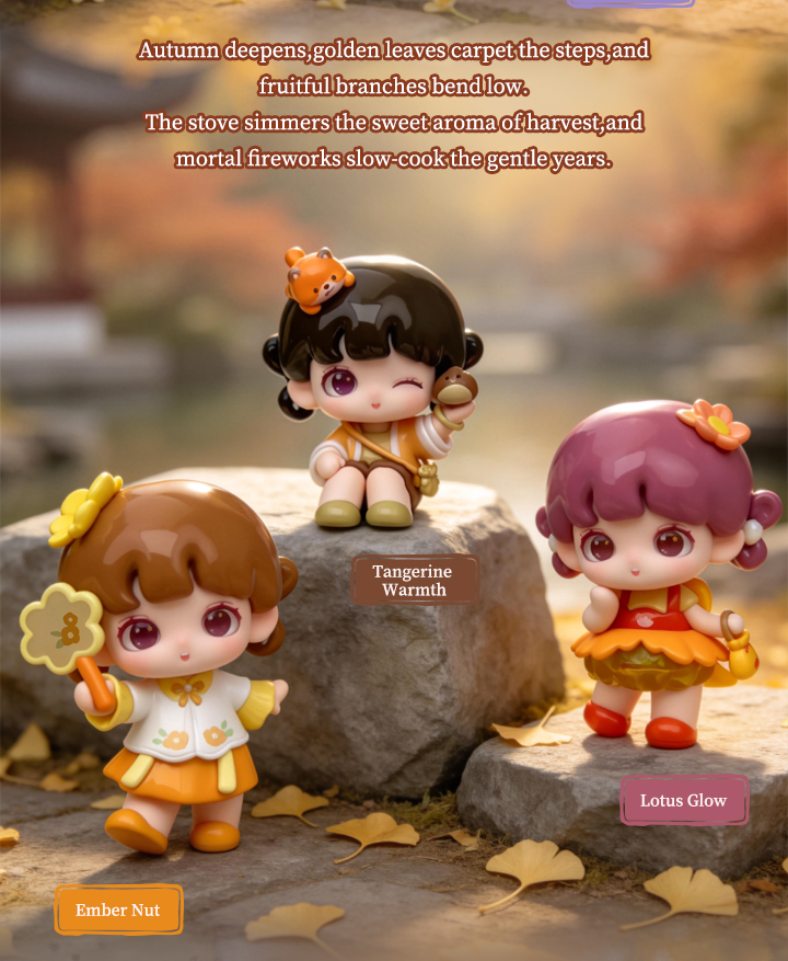 Yooie Seasons Fireworks Series Blind Box Figures