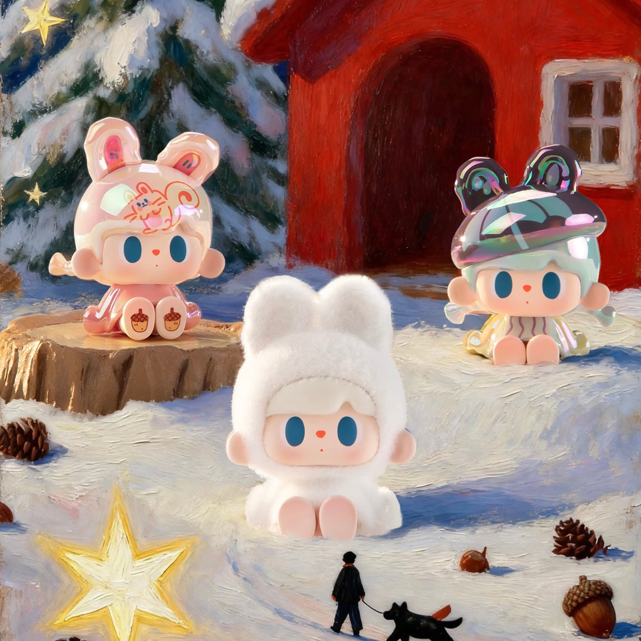 TUTU BEAR A gentle breeze series blind beans Series Figures