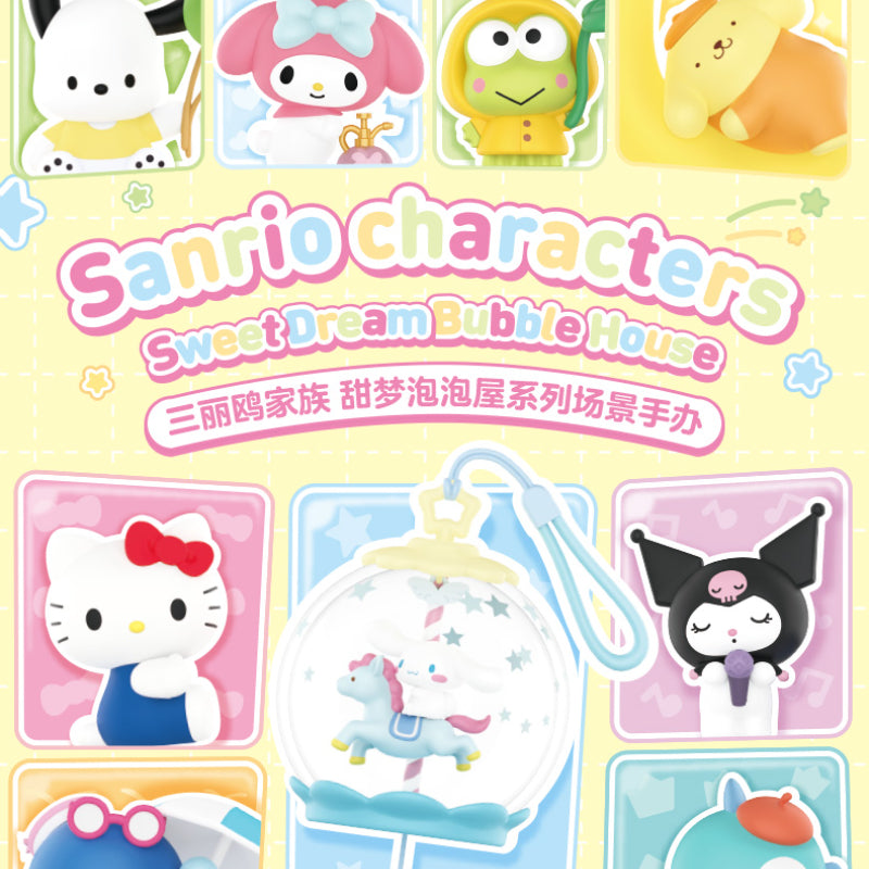 Sanrio characters Sweet Dream Bubble House Series Blind Box Figures