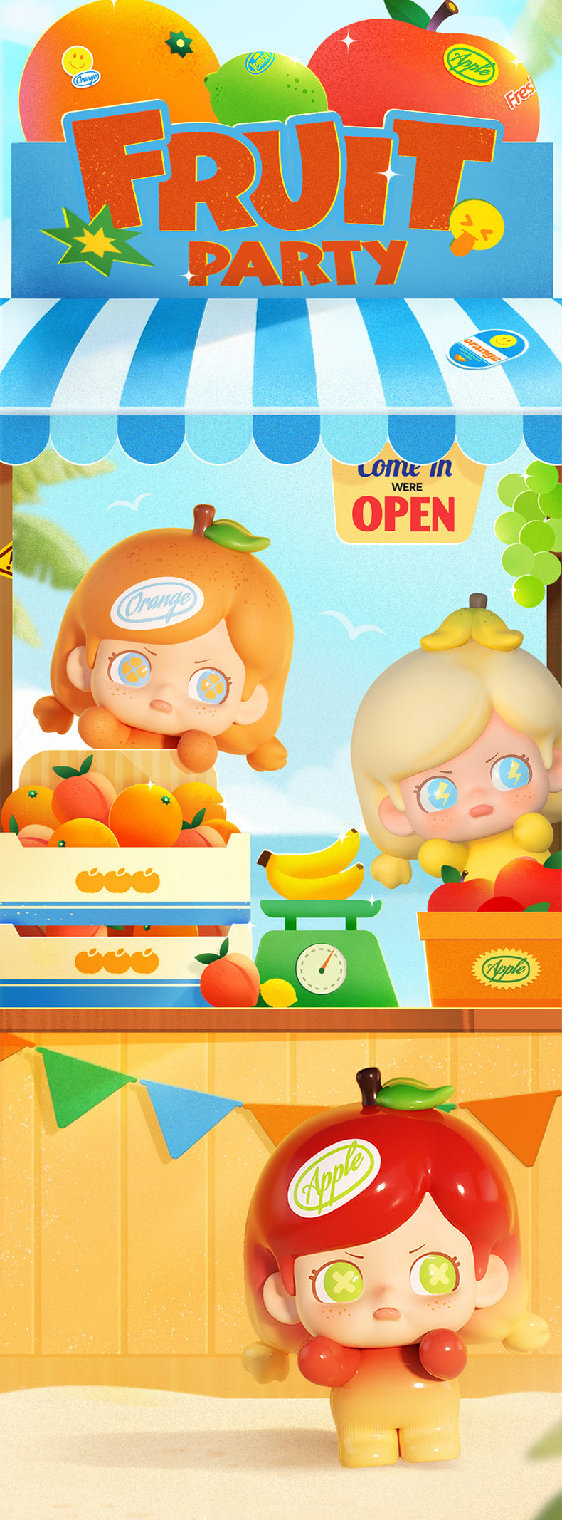 KOKOSA Fruit Party Series Beans Blind Bag