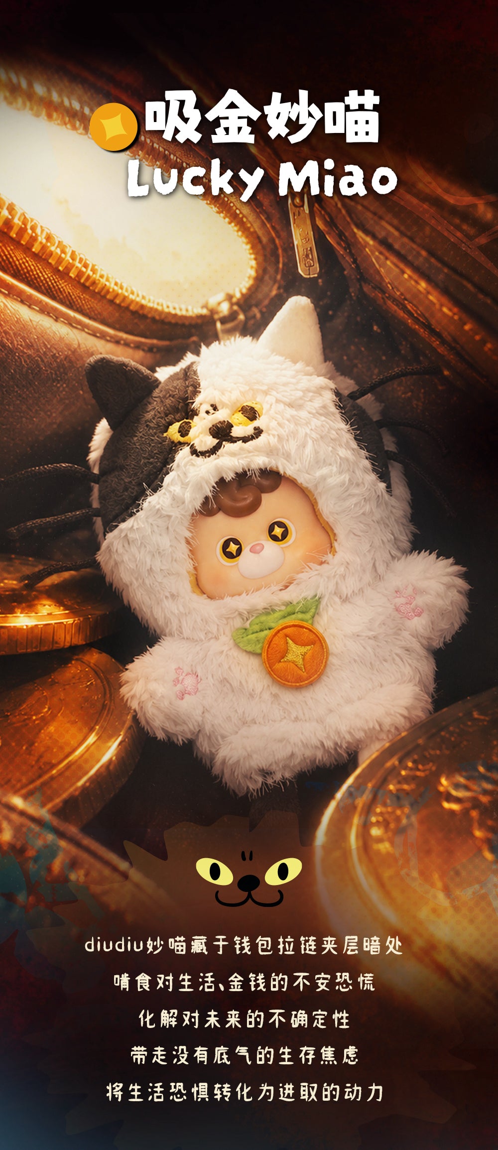 diudiu baby Tag Your Monster Series Plush Blind Box