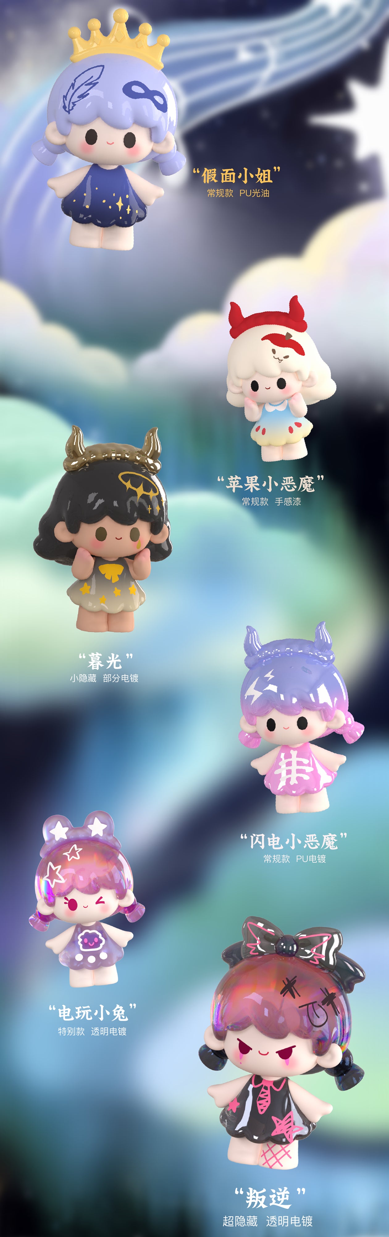 UU TIME TRAVEL BLIND BOX Series Figures
